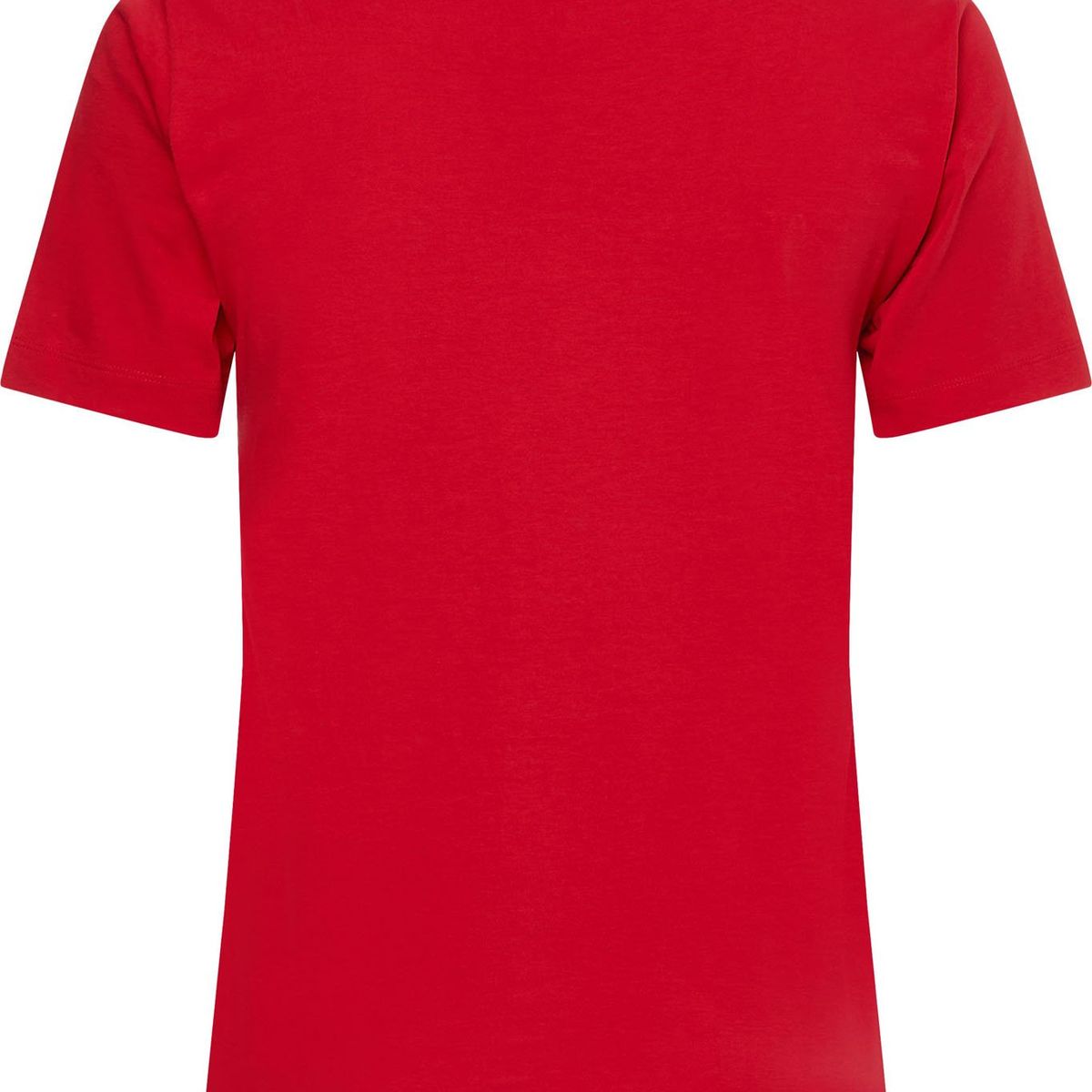 TOMMY HILFIGER - Polera Essential C-Neck Rojo Tommy Hilfiger