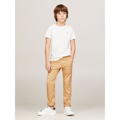 Imagen 2 del producto Polera De Niños Essential C-Neck Blanco