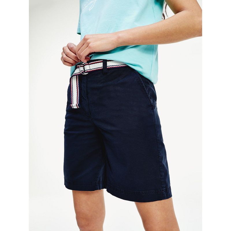 TOMMY HILFIGER - Bermuda Cotton Tencel Azul Tommy Hilfiger