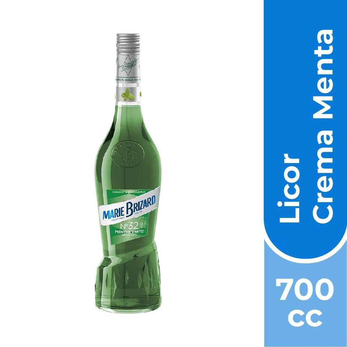 MARIE BRIZARD - Licor Crema Menta Marie Brizard 700 CC MARIE BRIZARD