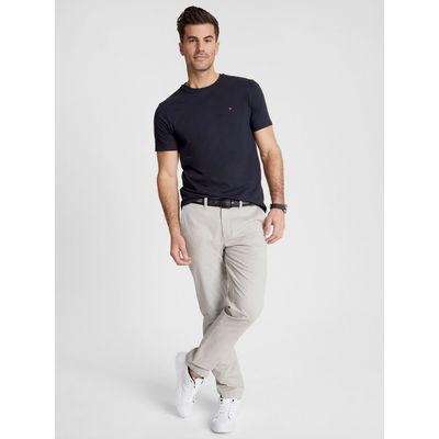 Imagen 2 del producto Polera Essential Cotton C-Neck Slim Fit Azul