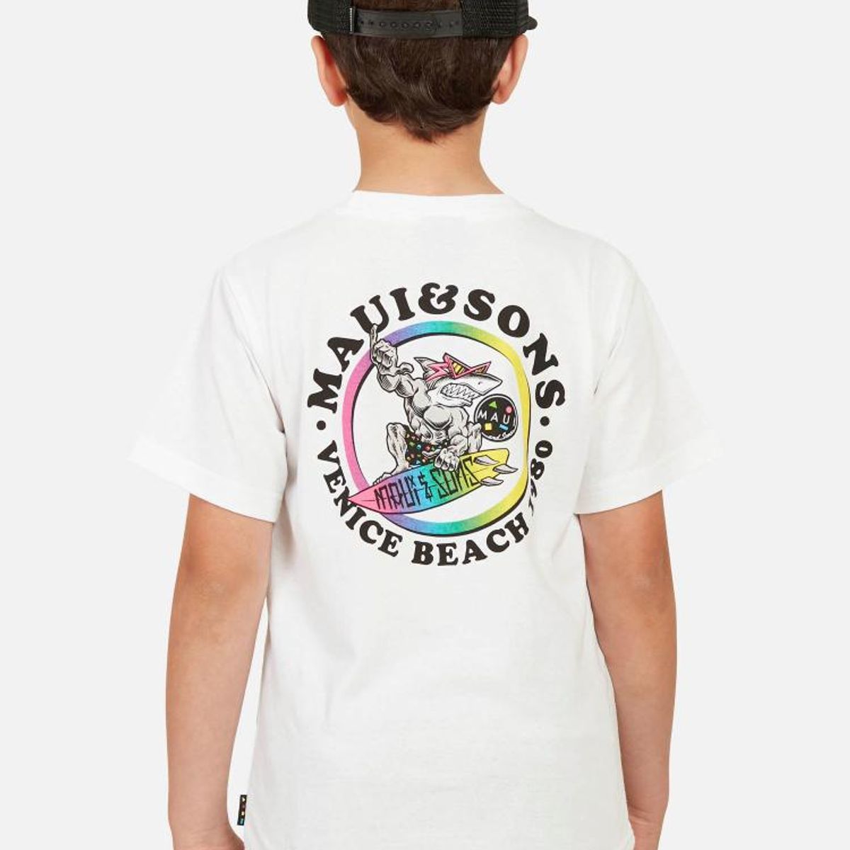 MAUI AND SONS - Pack Polera Jockey 5AV1581 Niño Blanco Maui and Sons