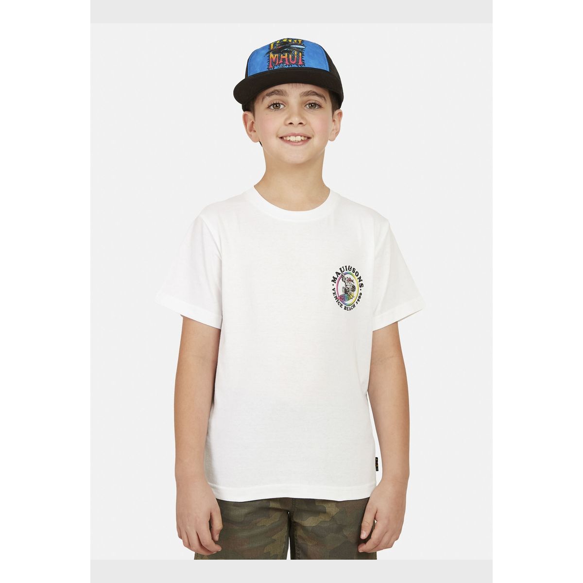 MAUI AND SONS - Pack Polera Jockey 5AV1581 Niño Blanco Maui and Sons