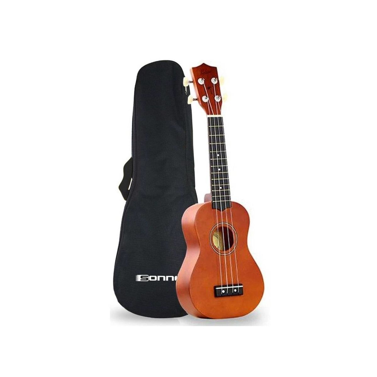 SONUN - Ukelele Soprano Kauai 21 + Funda - Cuerdas Nylon
