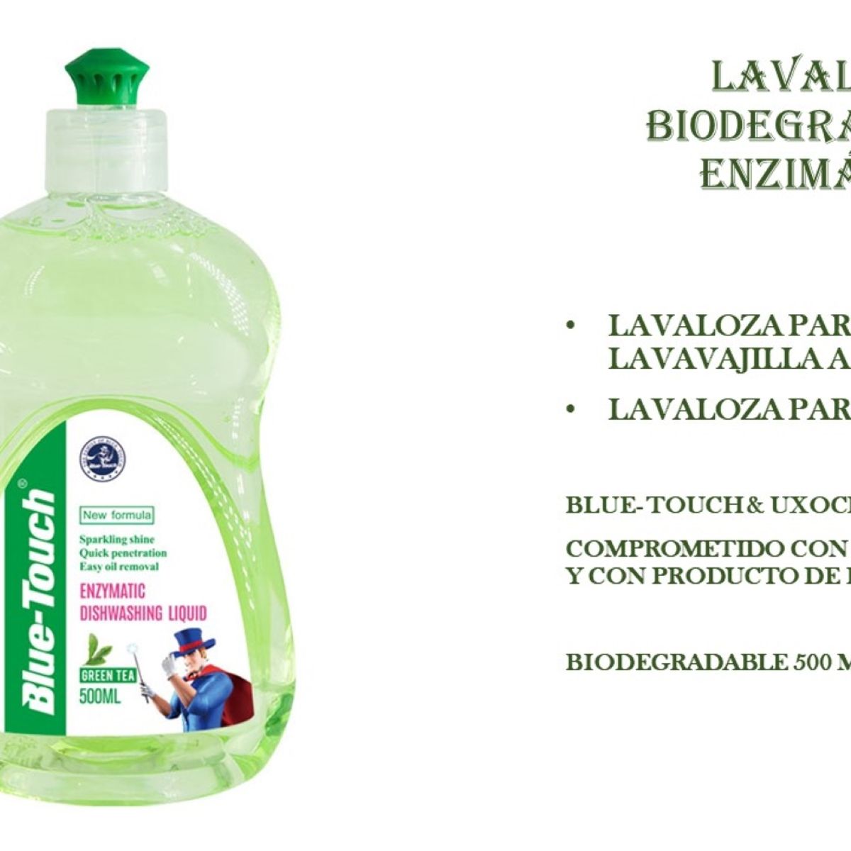 UXOCRO - LAVAVAJILLA Y LAVALOZA BIODEGRADABLE ENZIMATICO