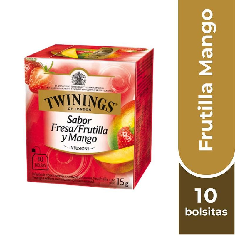 TWININGS - Twinings Té Frutilla / Mango x 10 Bolsitas TWININGS