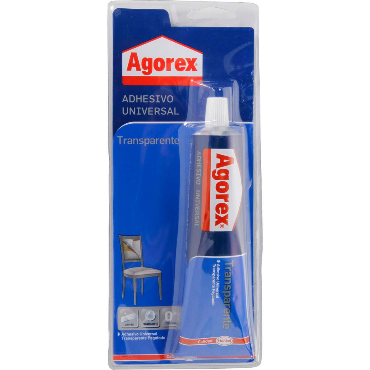 HENKEL - Pegamento Adhesivo De Contacto Transparente Agorex 120 Ml