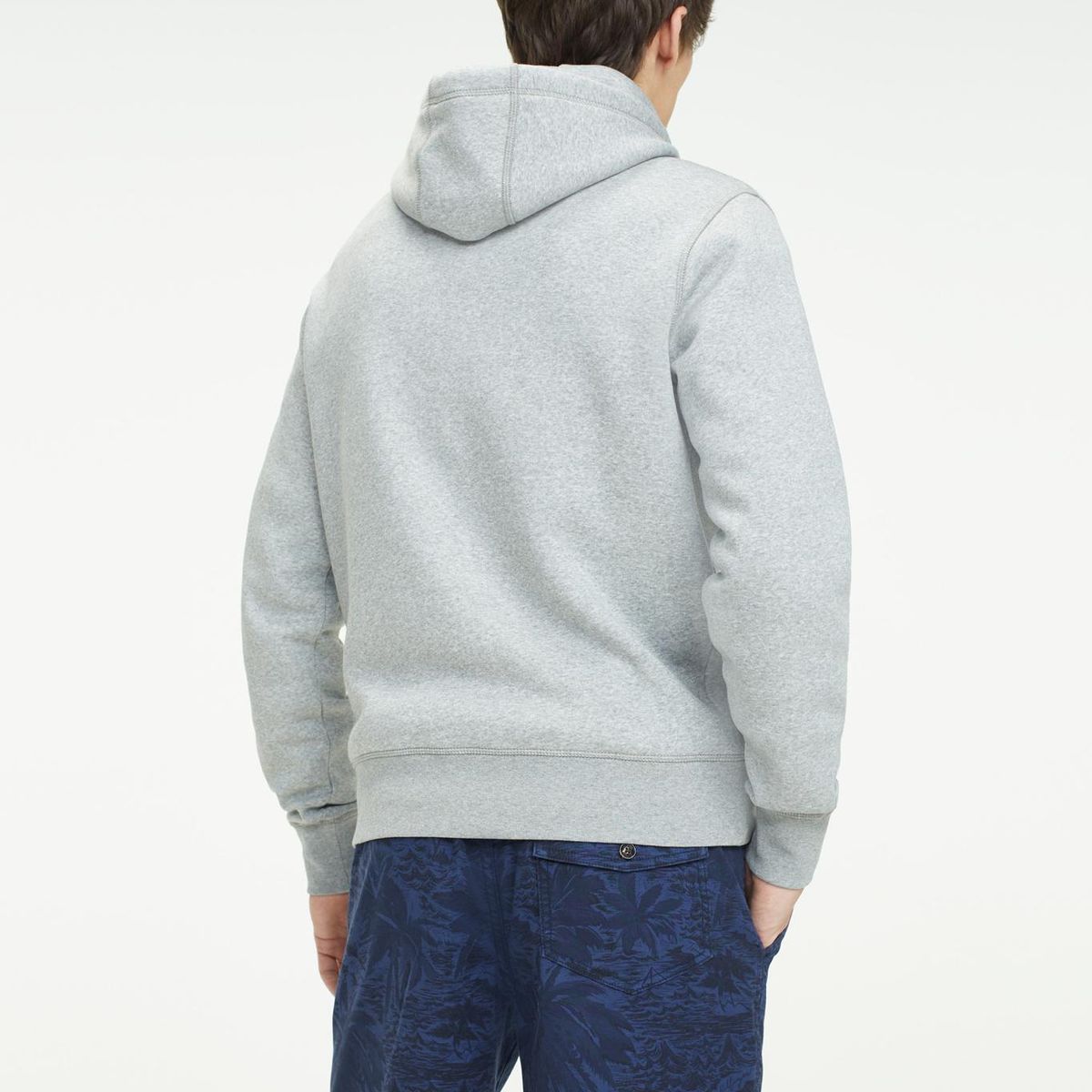 TOMMY HILFIGER - Polerón Hoodie Core Logo Gris Tommy Hilfiger