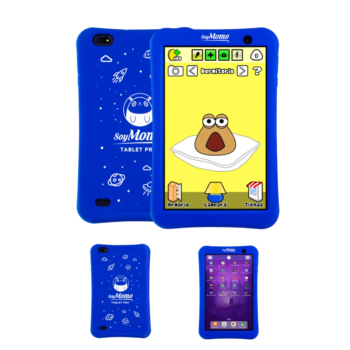 SOYMOMO - Tablet Niños SoyMomo PRO 1.0 8" 64 GB Octacore Azul - Control Parental.