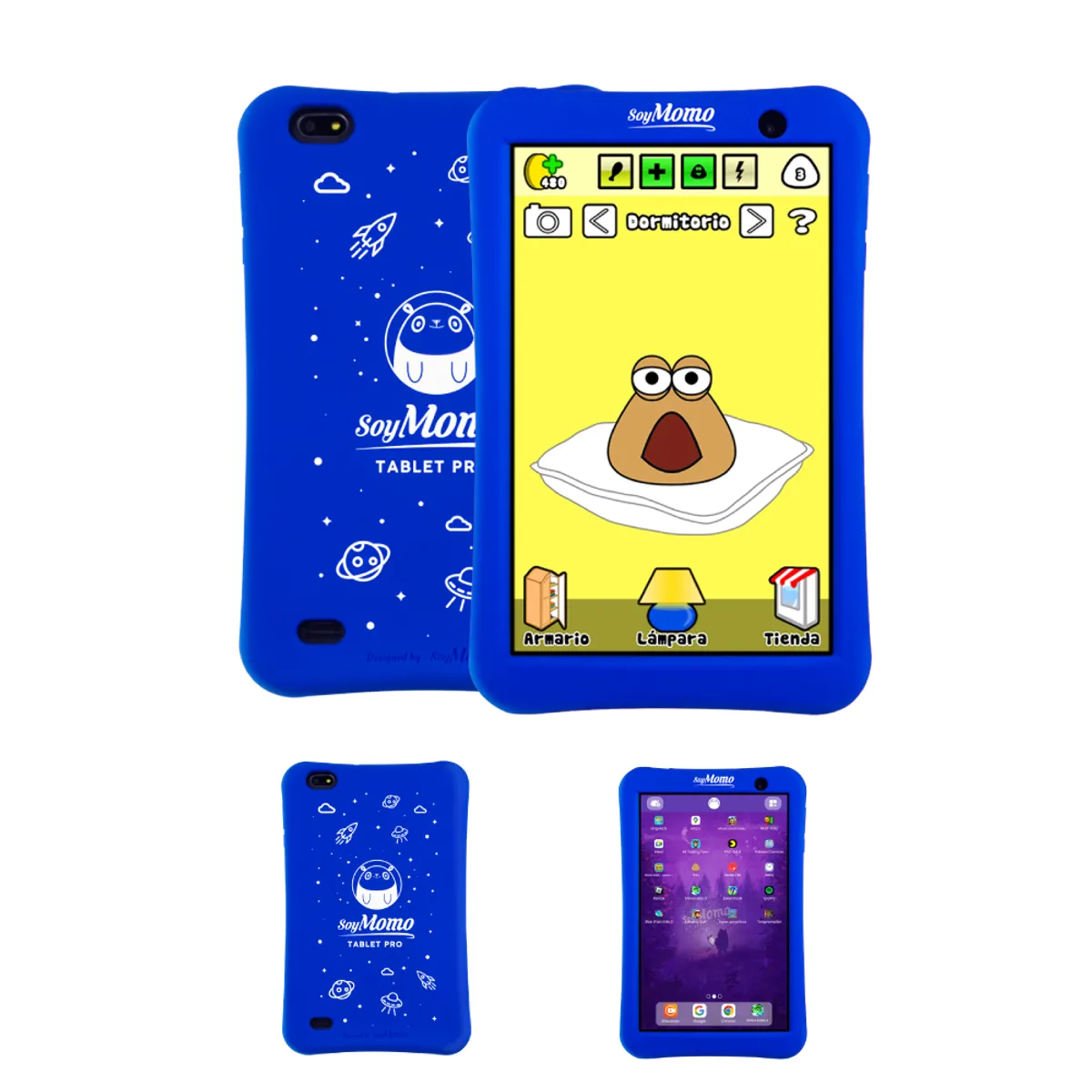 SOYMOMO - Tablet Niños SoyMomo PRO 1.0 8" 64 GB Octacore Azul - Control Parental.