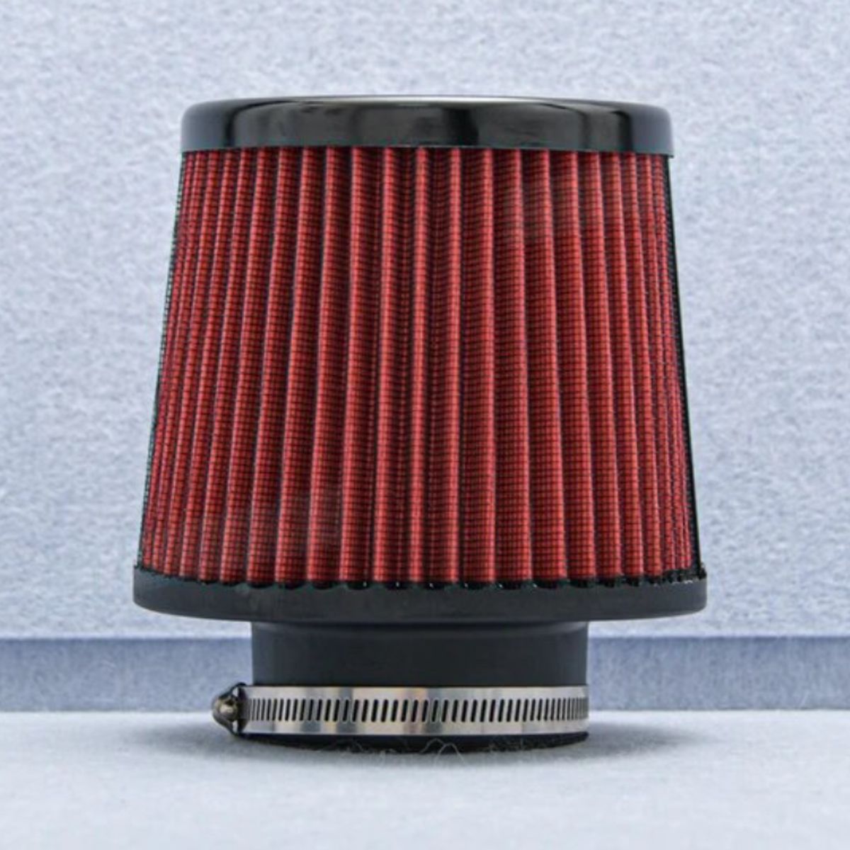 GENERICO - Filtro De Aire Apexi ROJO BiConico Alto Flujo Universal Auto Karvas