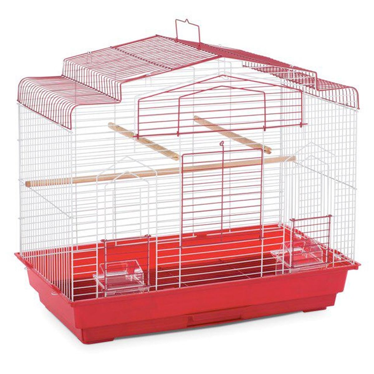 GENERICO - Jaula Aves Ninfas Rojo 66cm PREVUE