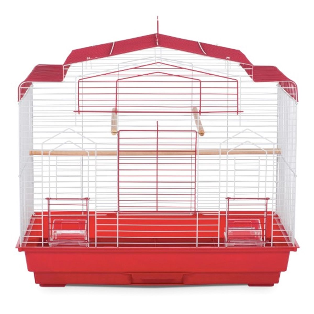 GENERICO - Jaula Aves Ninfas Rojo 66cm PREVUE