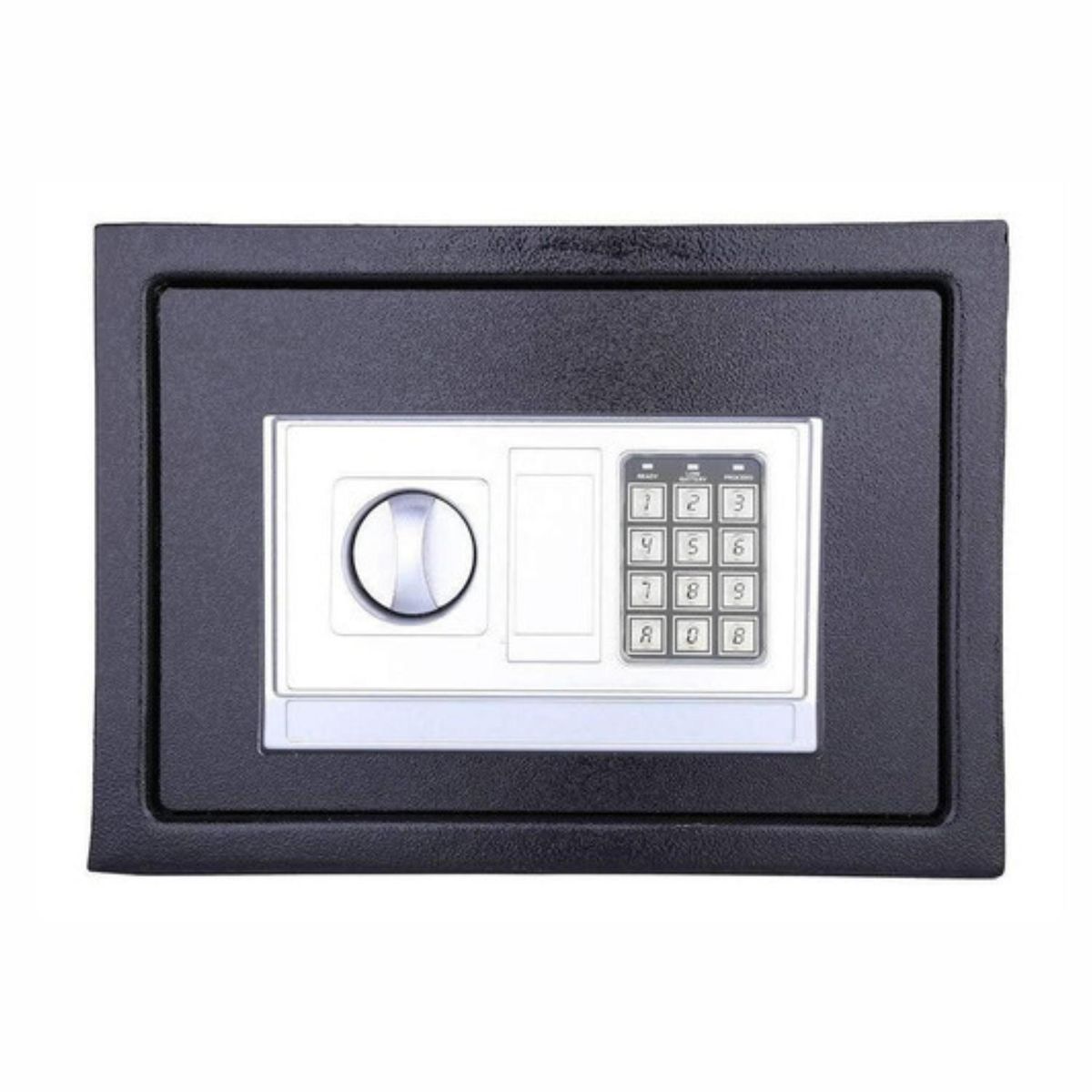 SOHOGAR - Caja fuerte de acero grande con teclado digital negra