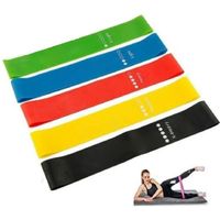 Kit Bandas De Resistencia Bandas Elásticas Ejercicio Colores