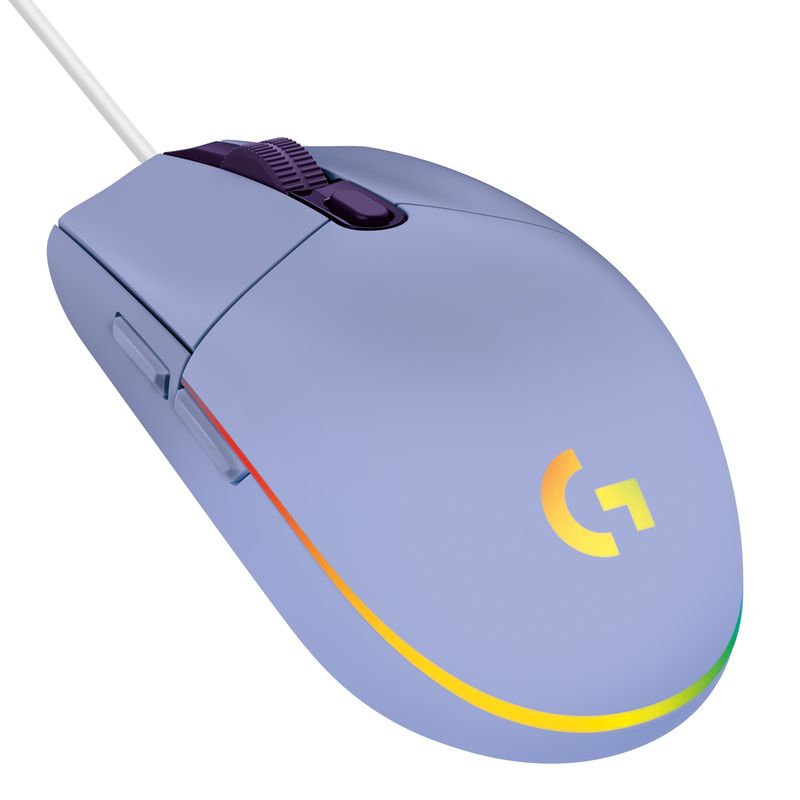 LOGITECH - Mouse Gamer Logitech G203 Lightsync Rgb 8000 dpi Lila