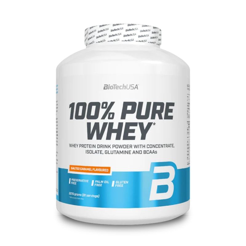 BIOTECH USA - 100 Pure Whey 5lib - Biotechusa - Salted Caramel