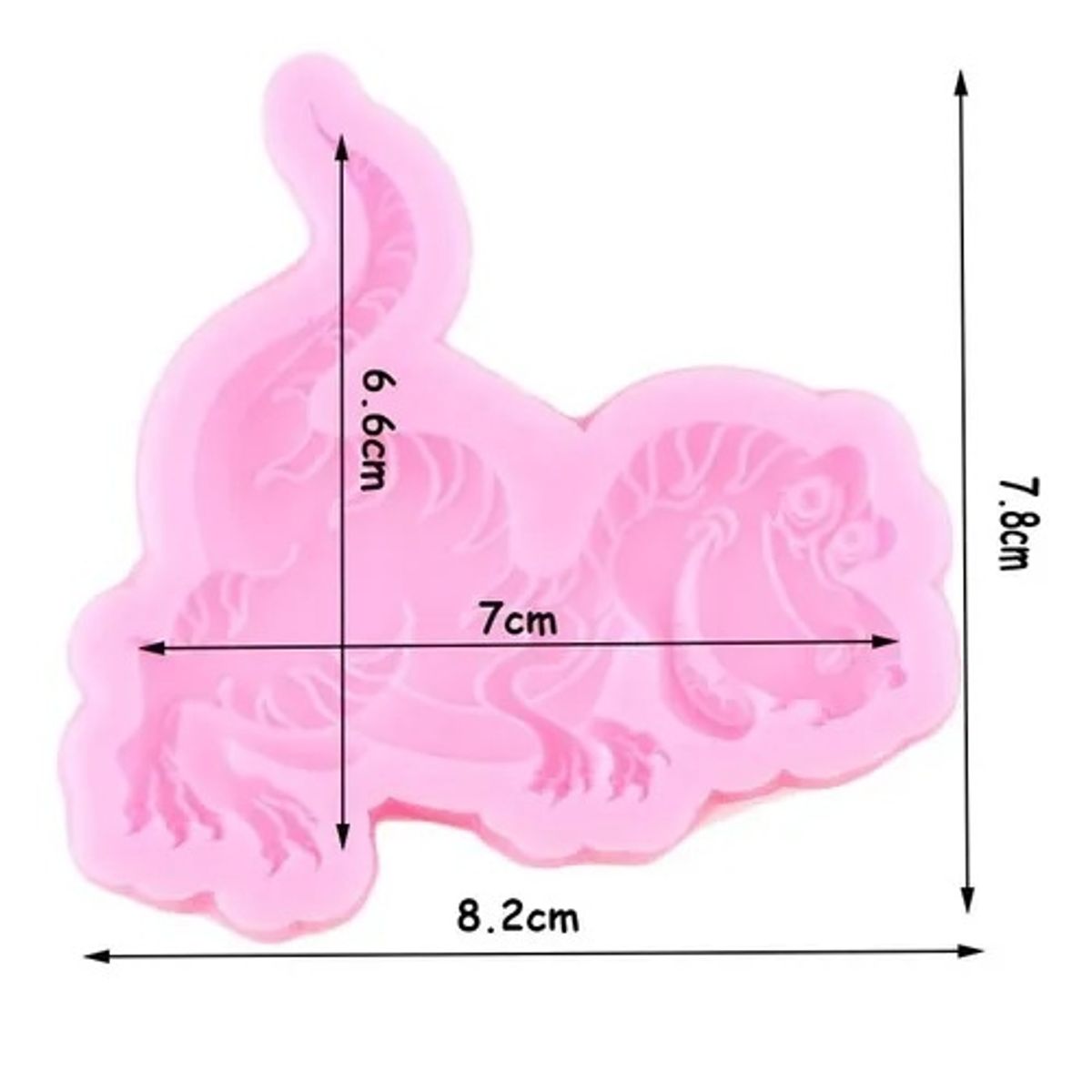 GENERICO - Molde Silicona Molde De Dinosaurio Molde Fondant Dino Red