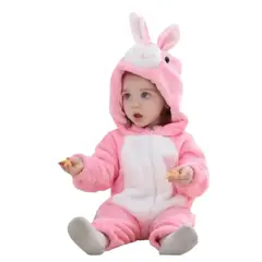 GENERICO - Pijama Enterito Polar Bebés Conejita Rosada