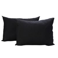 Pack 2 Almohadas Color Negro 50 x 70 cm