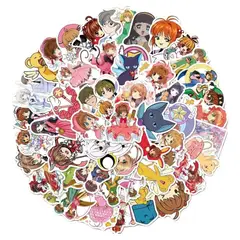 GARSIL - 50 Stickers Sakura Card Captor - Etiquetas Autoadhesivas