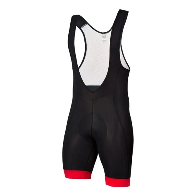 SPIUK SPORTLINE SRL - Calza Corta Con Tirantes Ciclismo Spiuk Anatomic Negro-Rojo