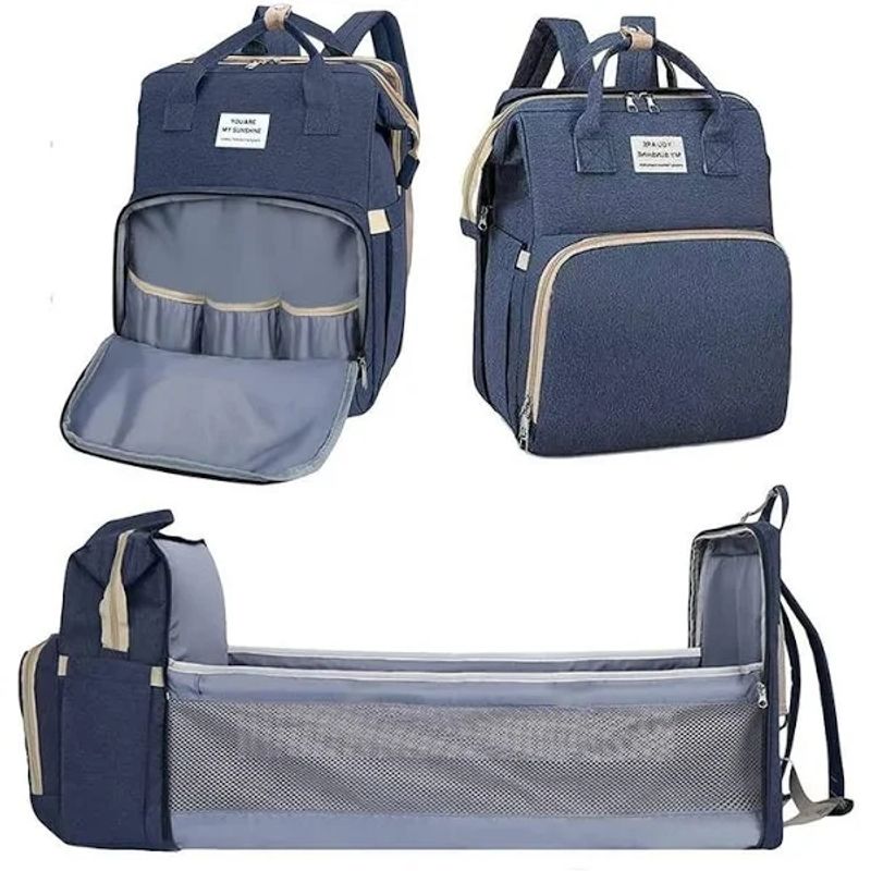 GENERICO - Mochila Mudador Portatil Plegable 3 en 1.