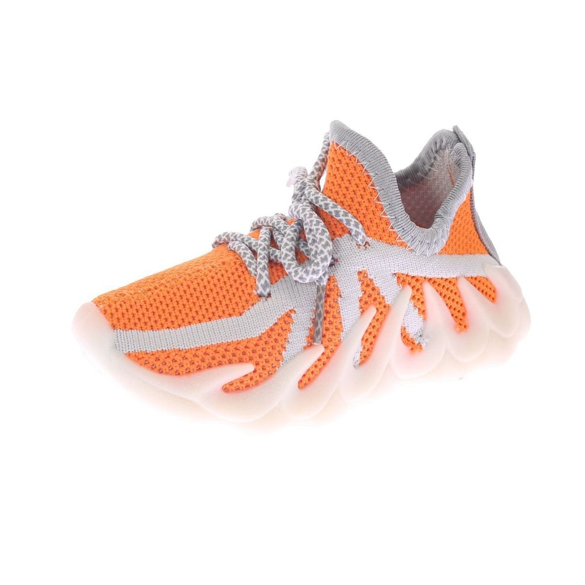 VIA FRANCA - Zapatilla Urbanio Para Niño Color Naranjo Gris