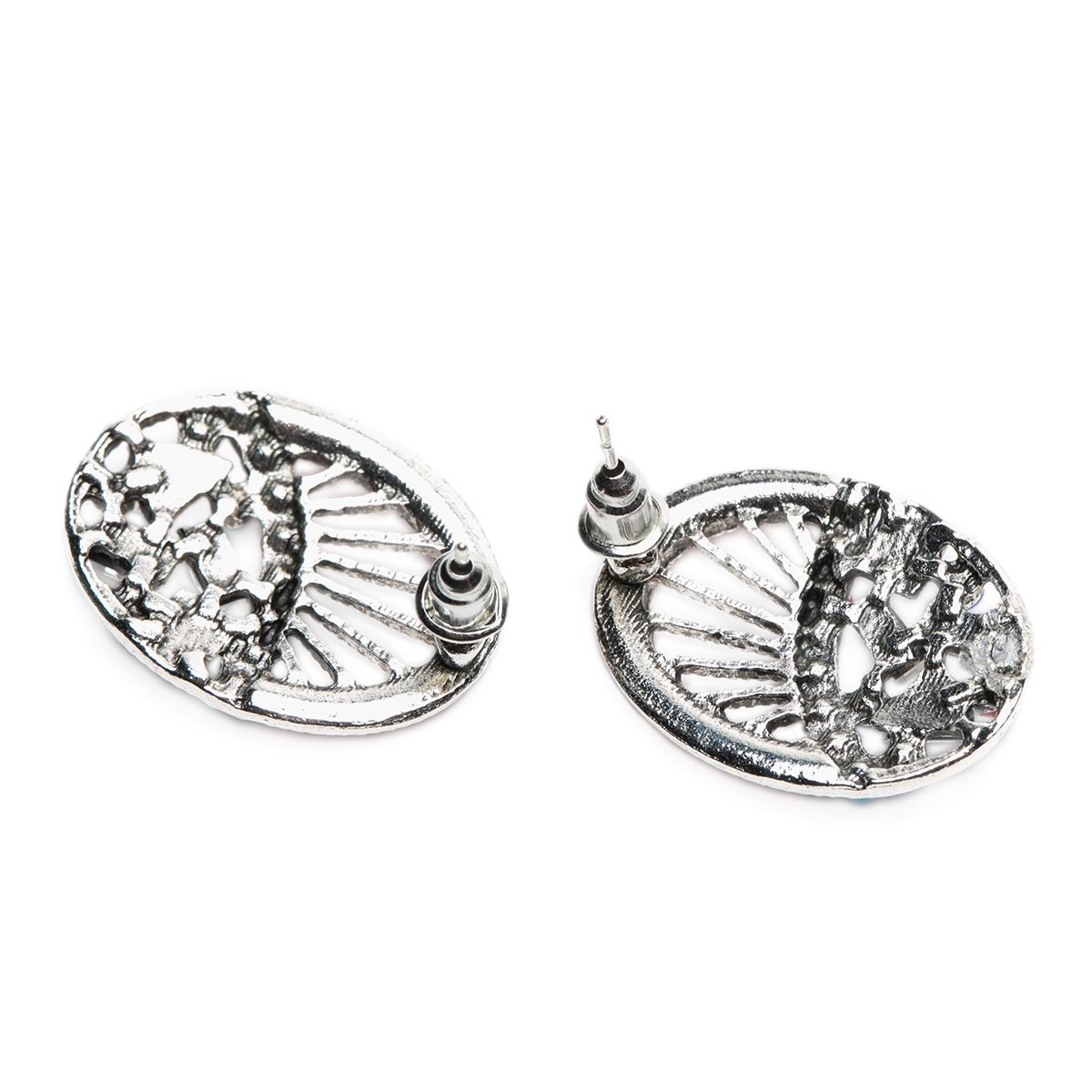 DDETALLES - Aros de Mujer Pendientes con Piedras Multicolor y Rosa