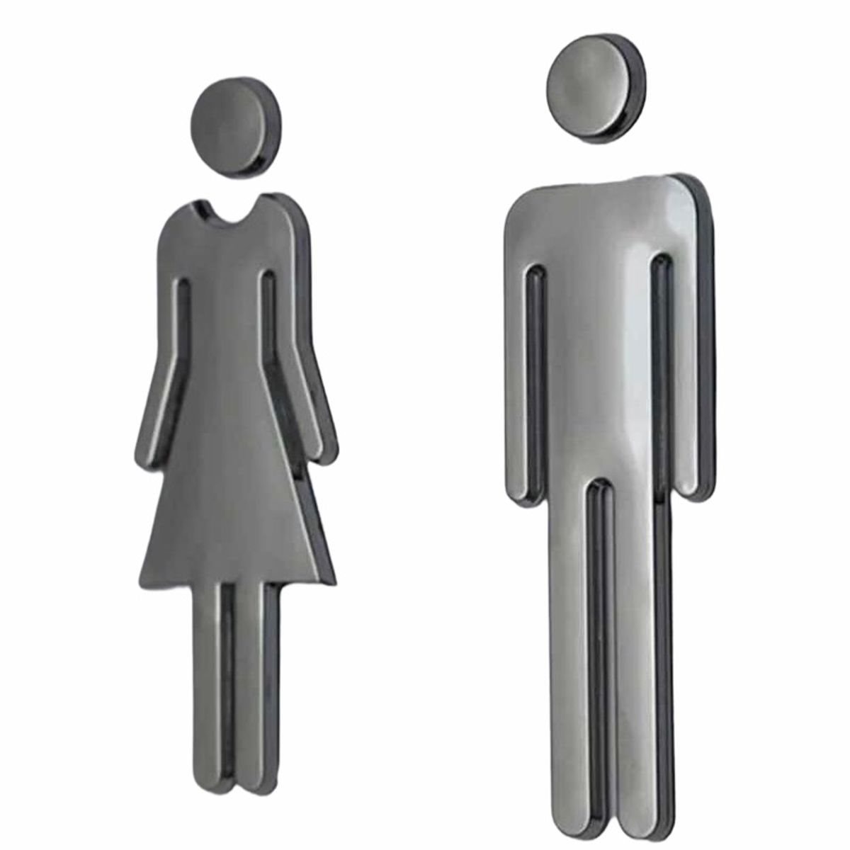 GENERICO - Letrero Baño Hombremujer Adhesivo Señalética Baños