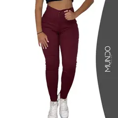 MUNDO INSUMO - Pantalón Leggins Tipo Jeans Elástico De Mujer colores