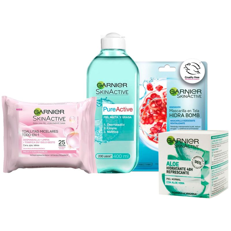 GARNIER - Rutina Piel Mixta Garnier Skin Active