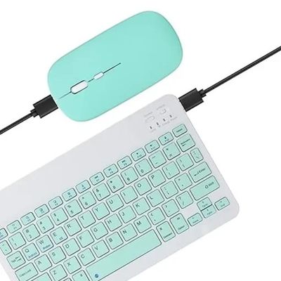 Imagen 2 del producto Kit de teclado mouse para iPad o Tablet Android Slim Verde