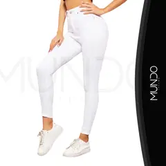 MUNDO INSUMO - Pantalón Leggins Tipo Jeans Elástico De Mujer colores