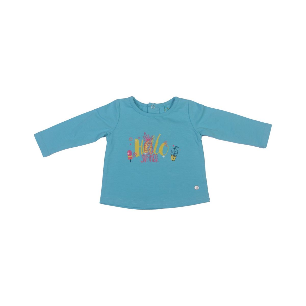 PILLIN - Polera Bebe Niña Turquesa Pillin PILLIN