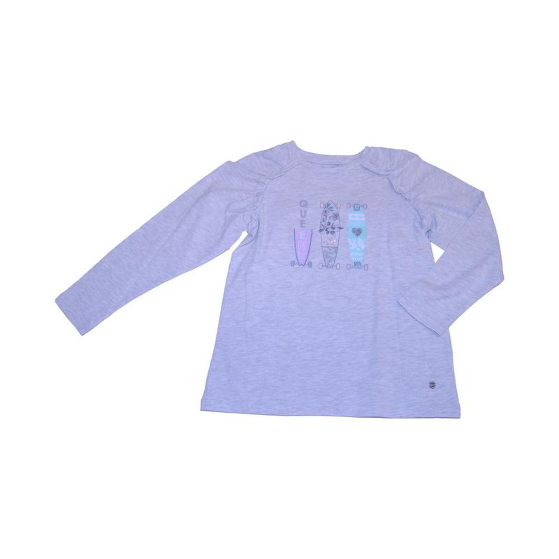 PILLIN - Polera Niña Gris claro Pillin - Gris Claro
