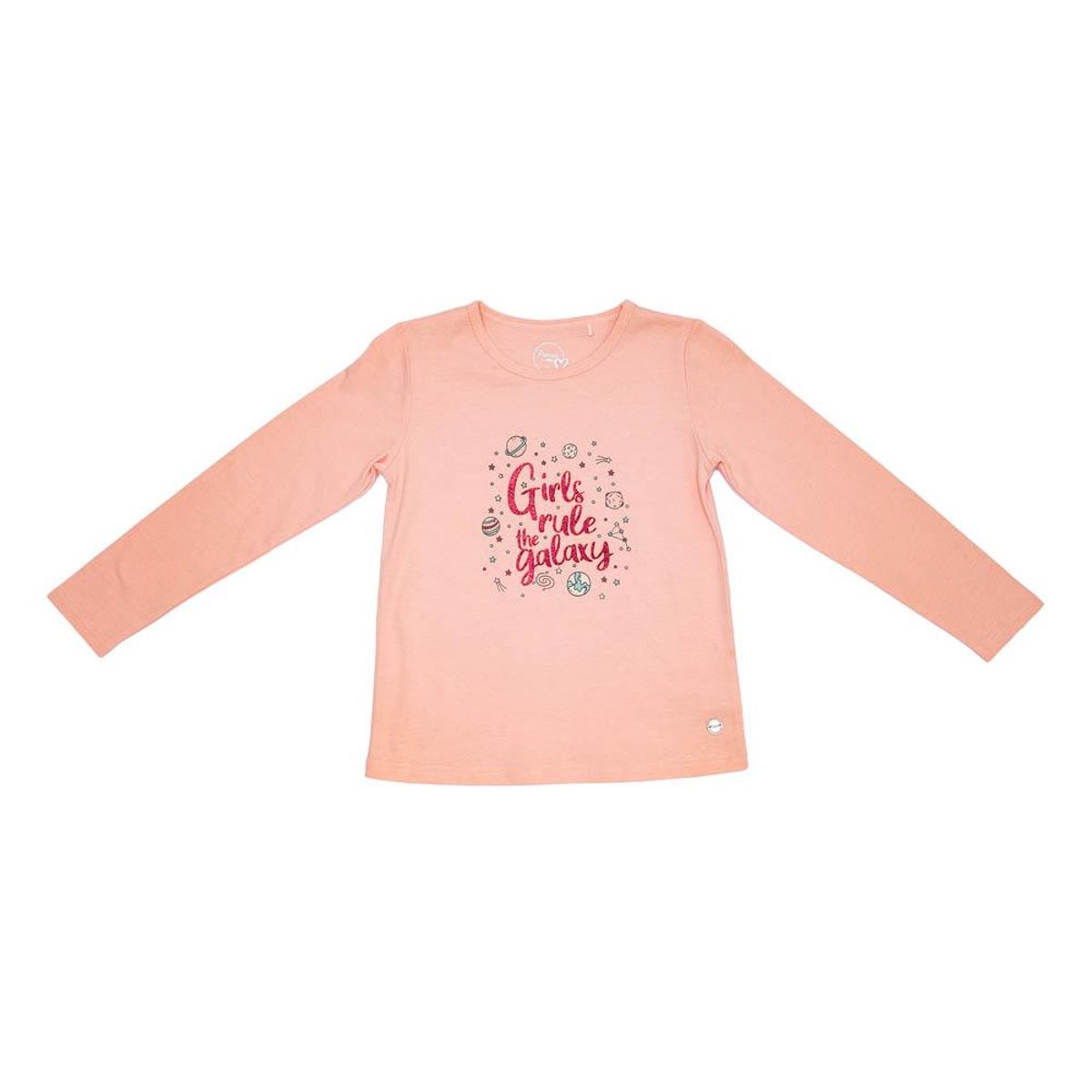 PILLIN - Polera M/L Estampada Niña Rosado Pillin PILLIN