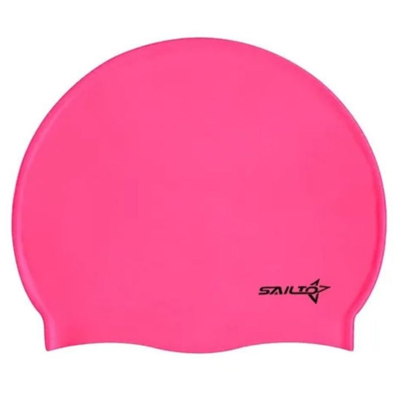 GENERICO - Gorro Natacion 100 Silicona Unisex - Rosado