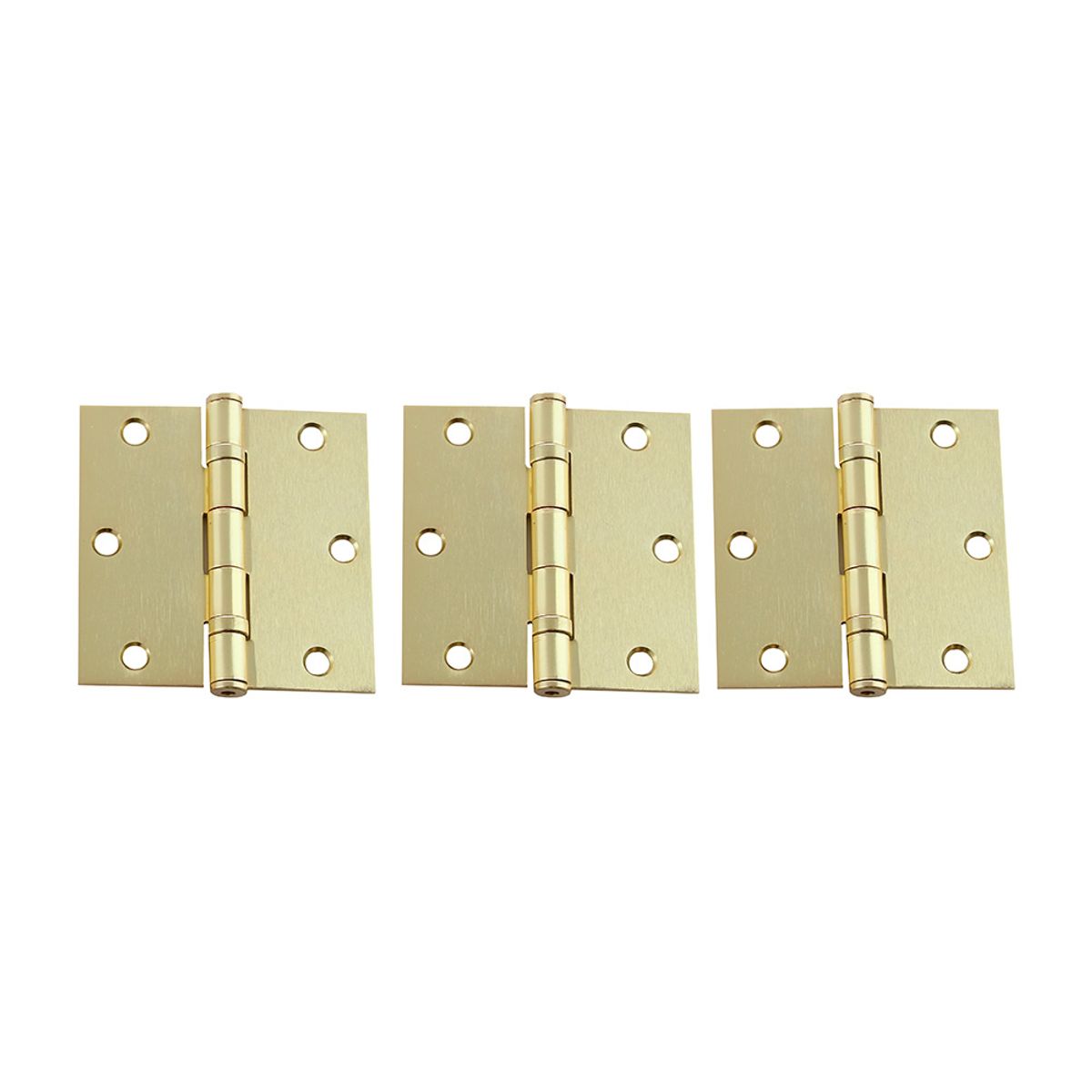 ODIS - Pack 3 Bisagras Fierro Odis Con Rodamiento 3,5”×3,5”×2,2mm - Bronce