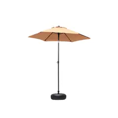 MONNO - Quitasol redondo de 2M con base plástica