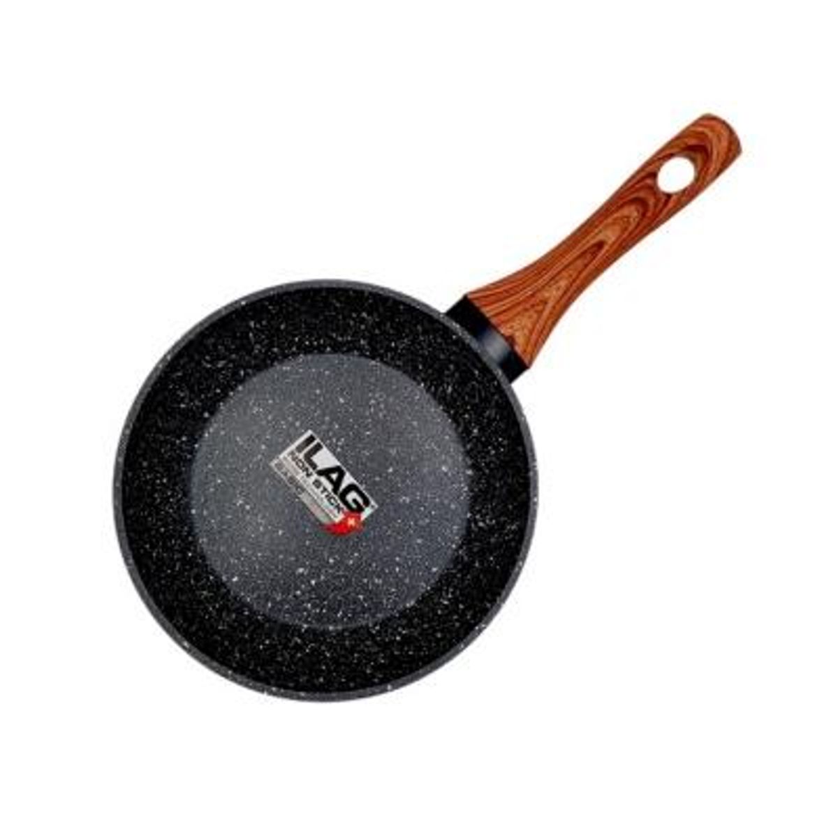 KEEP - Sartén Antiadherente Granito 24 cm Keep - Negro