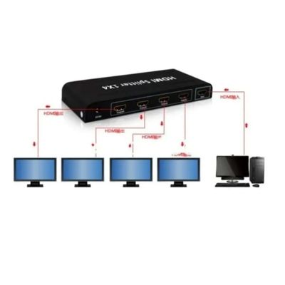 Imagen 2 del producto Splitter Hdmi 1x4 Activo 1.4 Full-hd 1080p Soporta 3d 4k