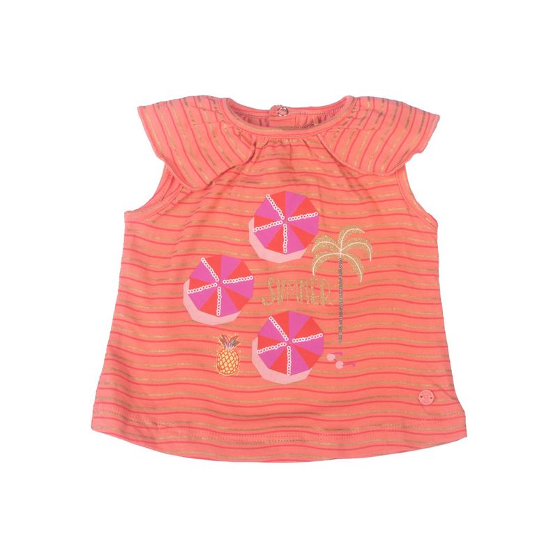 PILLIN - Polera Bebe Niña Naranja Pillin PILLIN