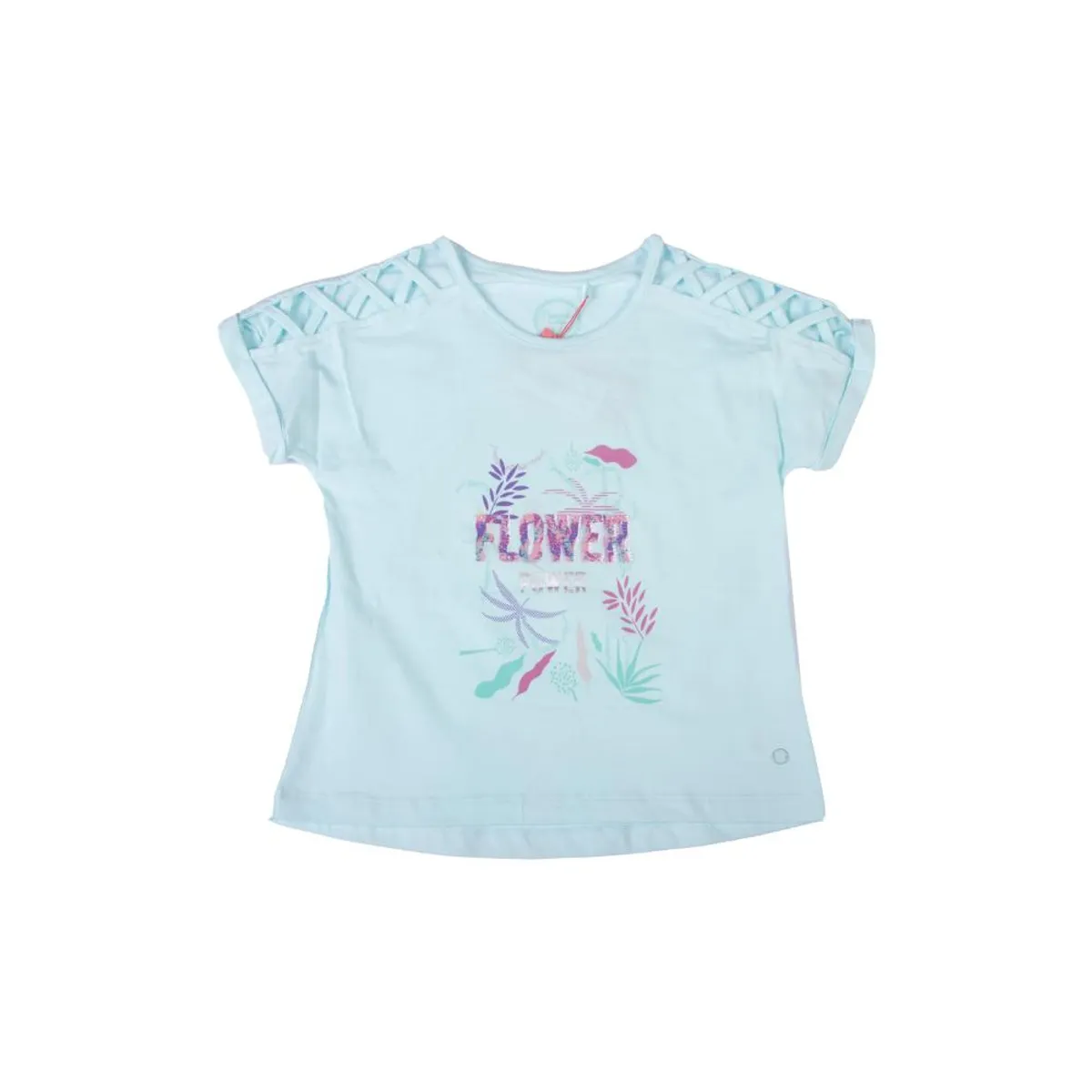 PILLIN - Polera Niña Agua Pillin - Verde Aguamarina