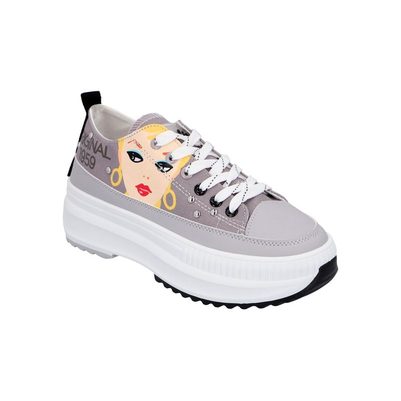 BARBIE - ZAPATILLA CON PLATAFORMA BARBIE MUJER.