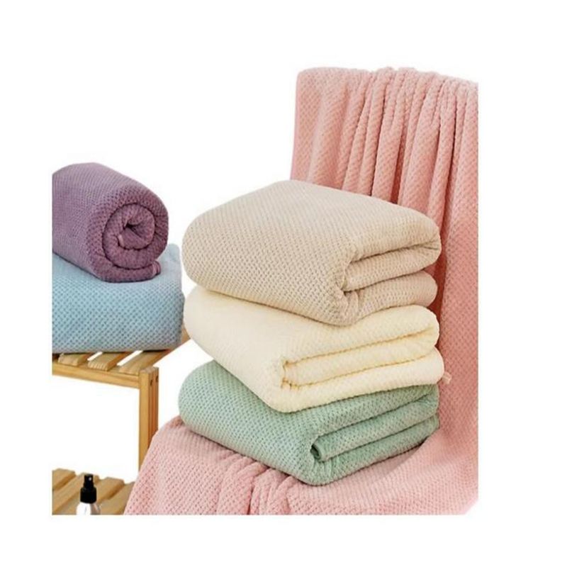 EVERSO - Toalla De Baño Microfibra Alta Calidadsuave Secado Rápido-amarillo