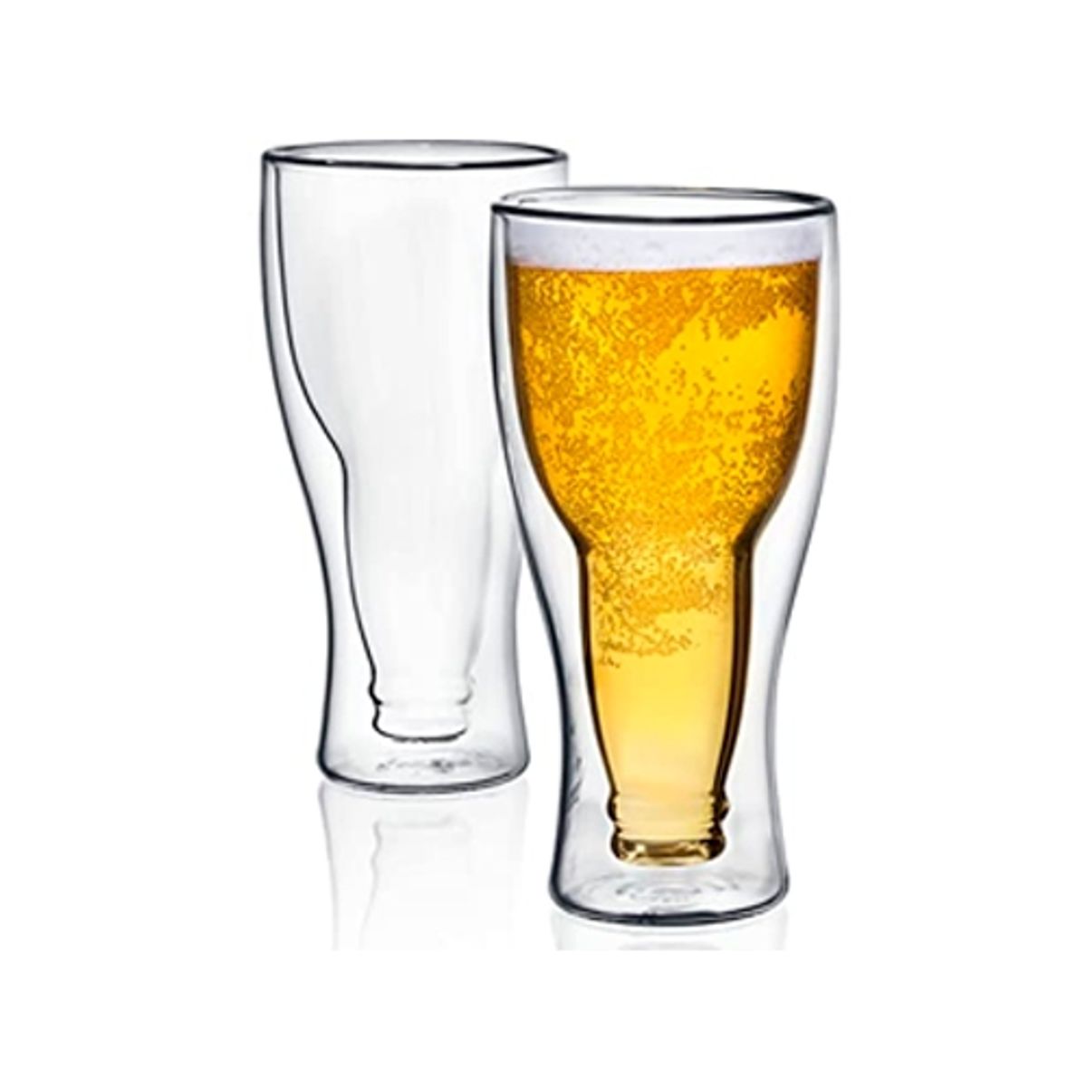 PERFECT CLASS - Set 6 Vasos Cerveceros Doble Pared 350ml