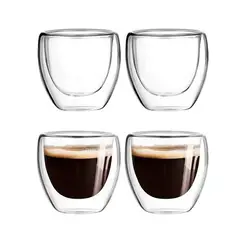 PERFECT CLASS - Set 6 Vasos Café Doble Pared 250 ml