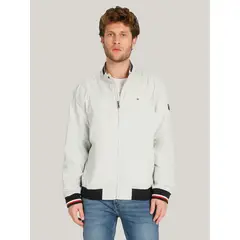 TOMMY HILFIGER - Bomber Light Stripe Celeste