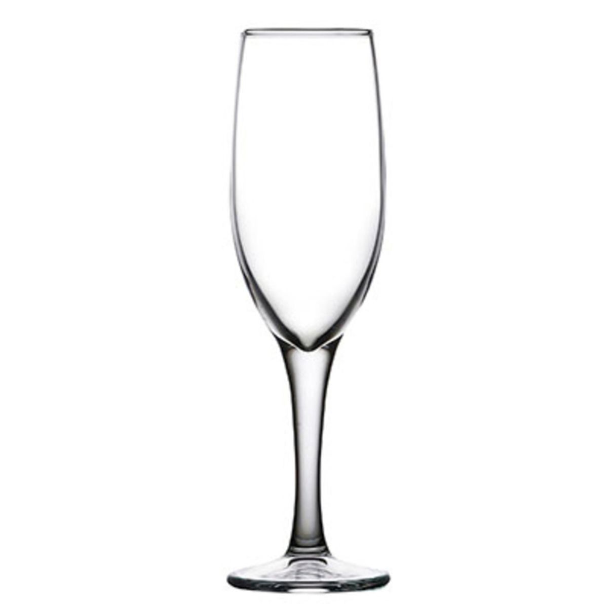 PASABAHCE - Set de 24 copas vidrio flauta templada moda 165cc PASABAHCE